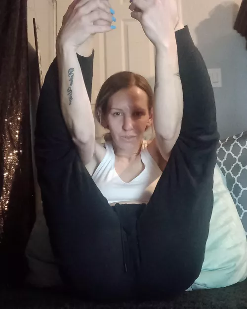 I’m getting more flexible everyday
