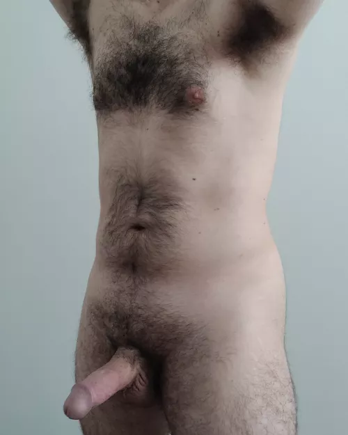 I'm pretty happy with my body and my cock and I hope you are too