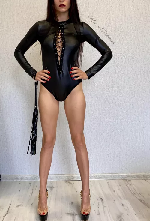 I’m your Boss and you will do everything what I say. You are nobody, you are here to serve me and worship me. If you will disobey I’ll punish you.