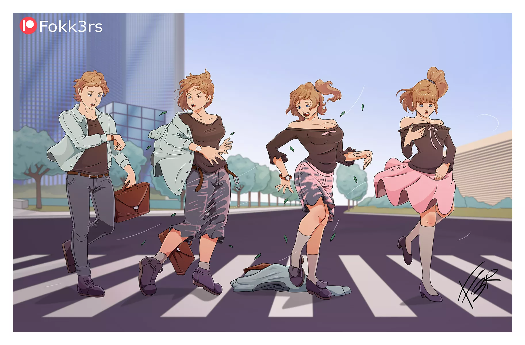 [IMG][MTF] Late for Work by Fokk3rs