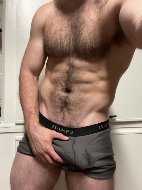 In the kitchen and my cock got hungry