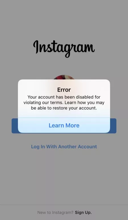 Instagram banned my account. Merry Christmas I guess.