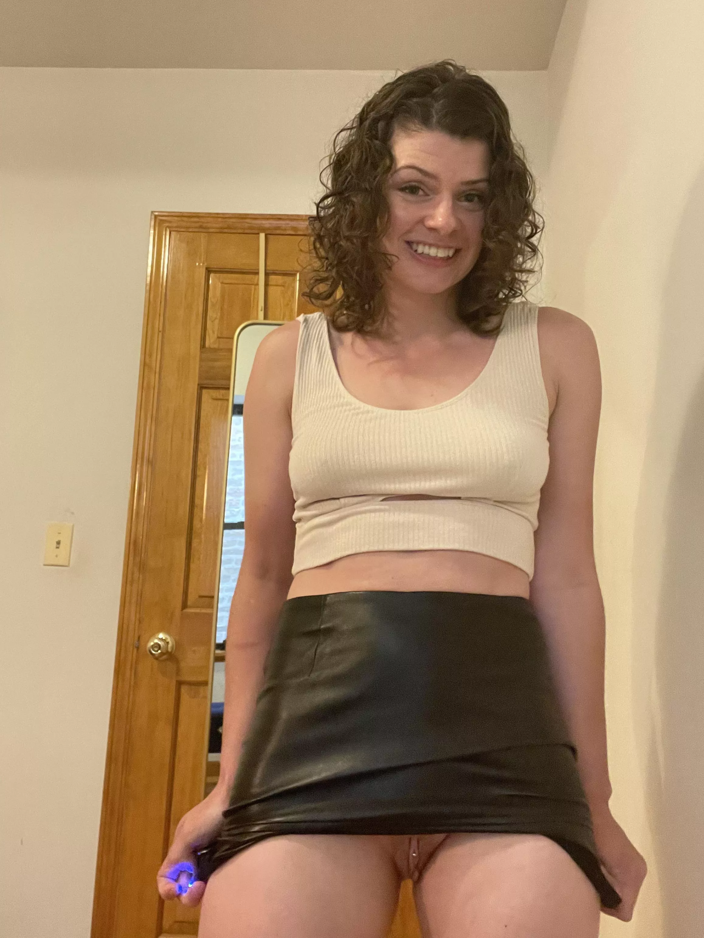 Is my skirt too short to go out tonight? Oh no 😊