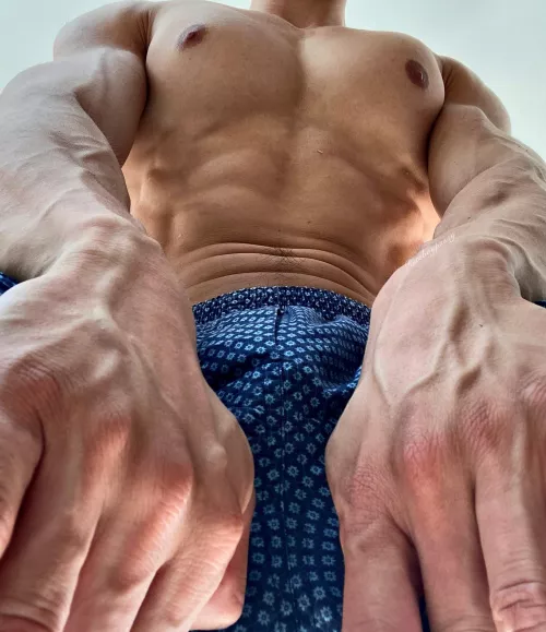 It couldn’t get more veiny than this