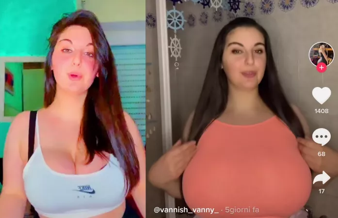 Italian tiktoker 8 months growth