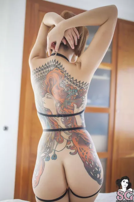It’s a SuicideGirls tattoo guess who! Do you recognize this model?