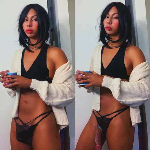 It’s been cold lately! Come back to bed with me? I’ll feed you hot cocoa w/ creamer ;P