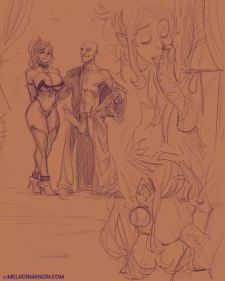 Janice and Donald cosplay as Syx and Rickard from ManaWorld (Melkor Mancin) [The Naughty In-Law]