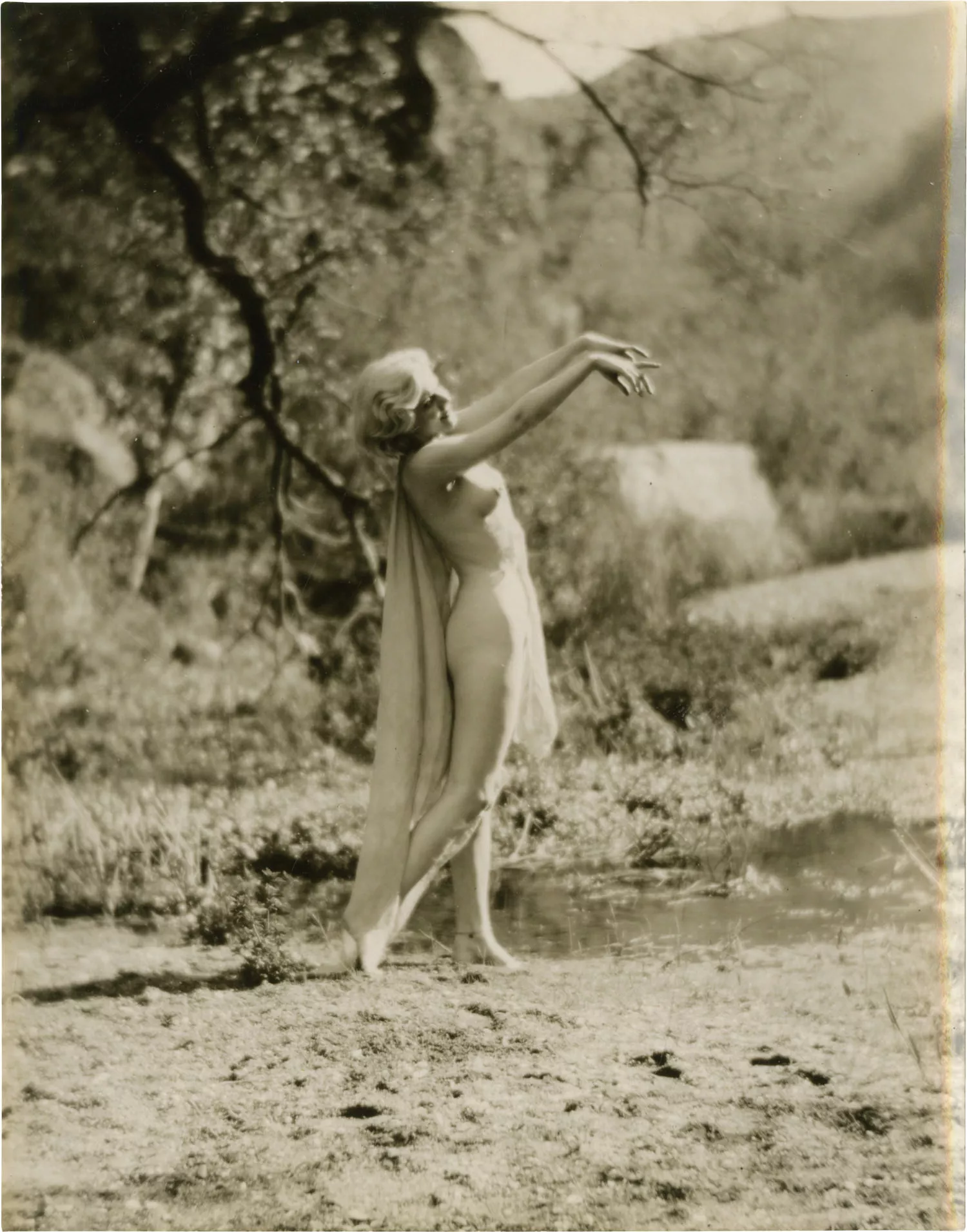 Jean Harlow, nude at Griffith Park, Los Angeles 1929!