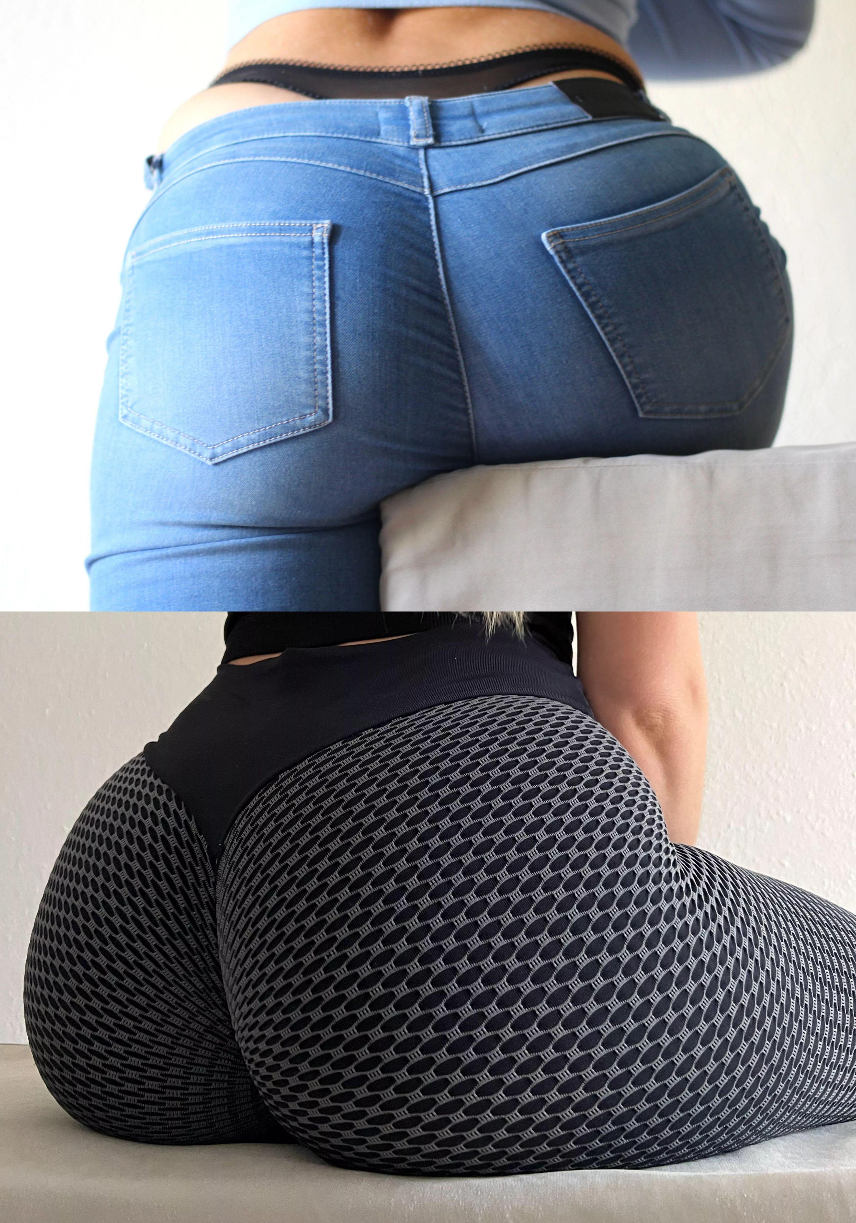 Jeans or leggings Booty 😜🍑