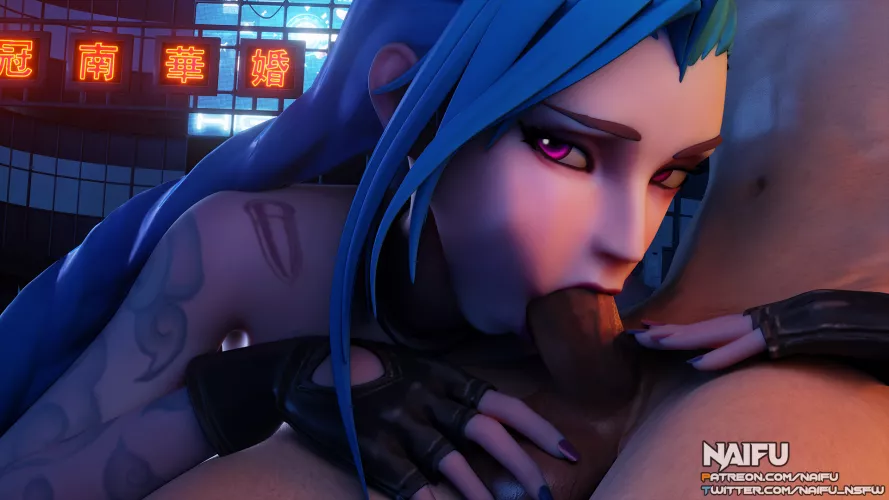 Jinx teasing a good boy_2 (Naifu)