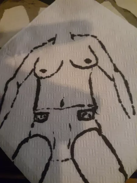 Just a crude cocktail napkin effort