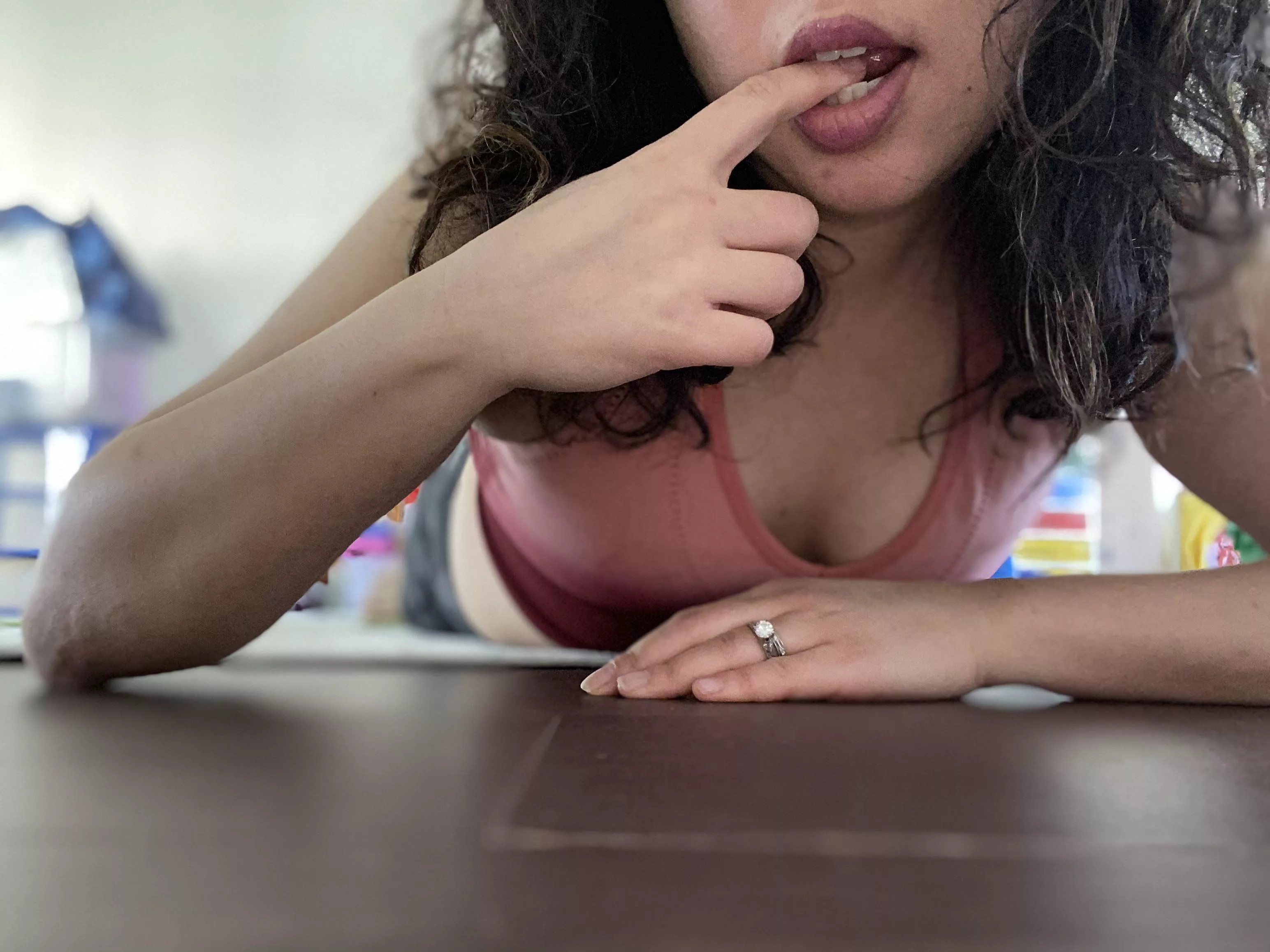 Just checking my lipstick before my Pilates zoom class. Is there a smudge? (F, 40, married, prays that her 2 kids stay irl school, sick of zoom classes so wear as mask for fuck’s sake so I can show you cleavage in public again.) Just checking my lipstick before my Pilates zoom class. Is there a smudge? (F, 40, married, prays that her 2 kids stay irl school, sick of zoom classes so wear as mask for fuck’s sake so I can show you cleavage in public again.)