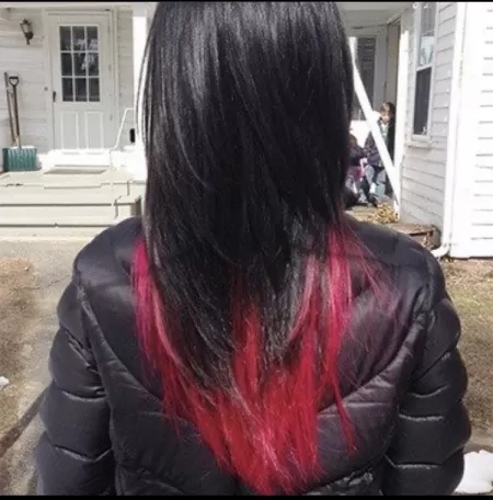 Just did peek a boo red highlights. Subscribe to my free Onlyfans to see what else I’m hiding. Link in comments.