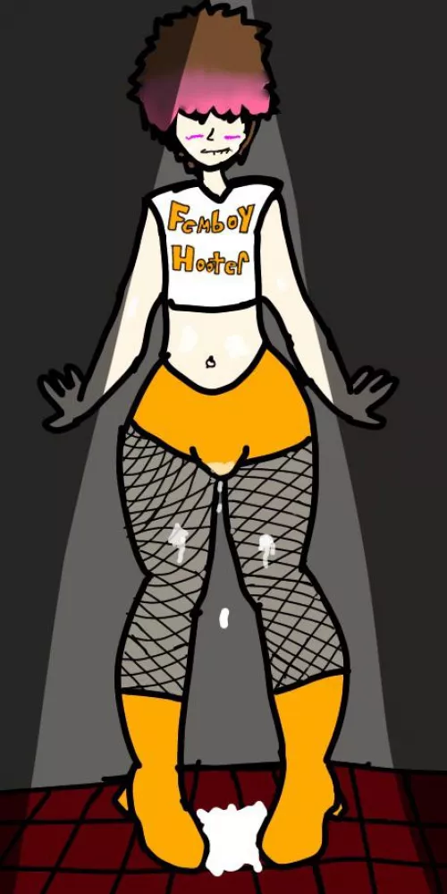 Just some art of my oc in femboy clothes