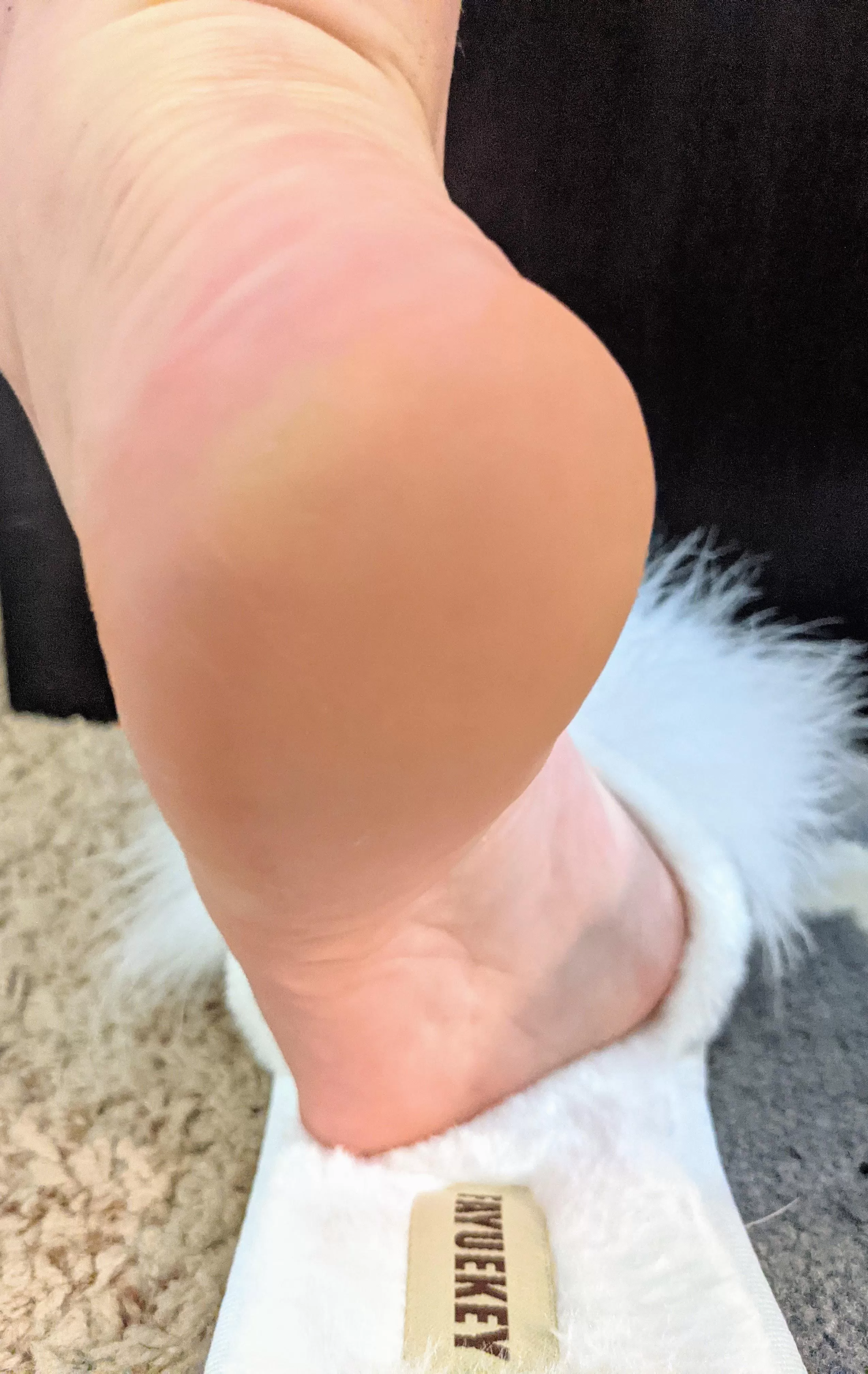 Just the heel🤭