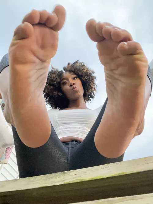 Kisses and foot cuddles around your….