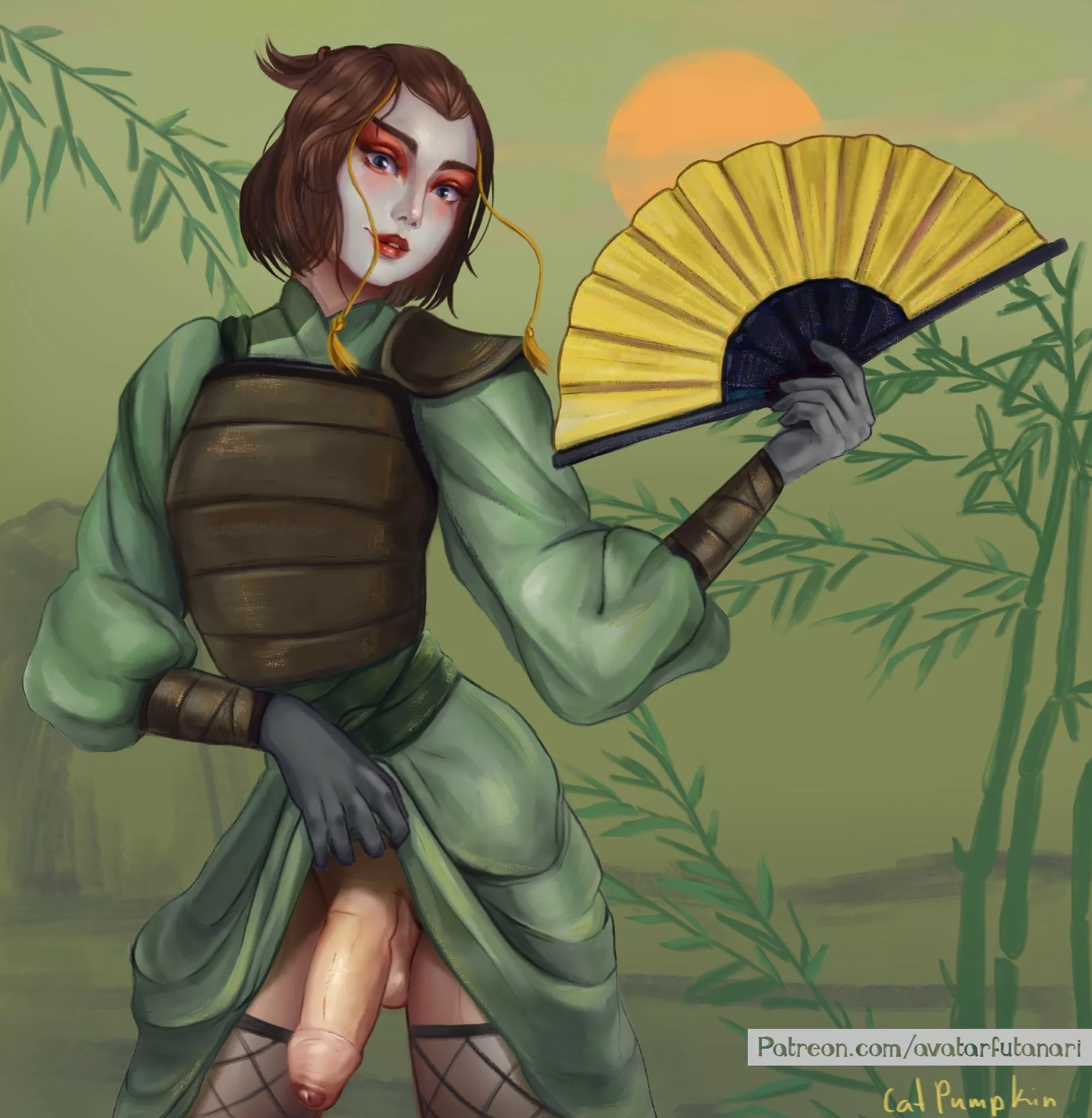 Kyoshi Warrior Suki (CatPumpkin) [Group Comissioned by r/avatarfutanari]