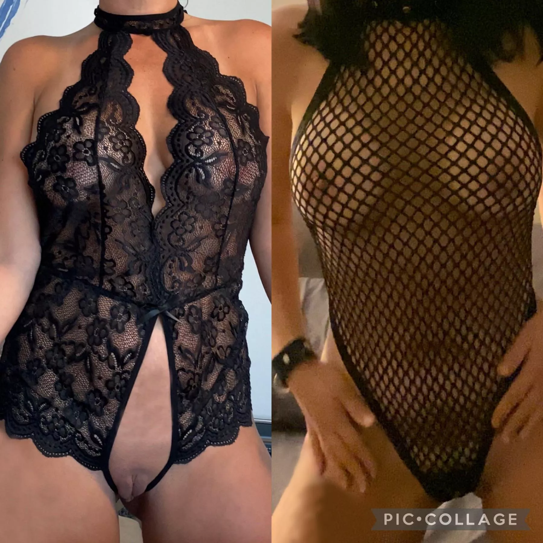 Lace vs fishnet