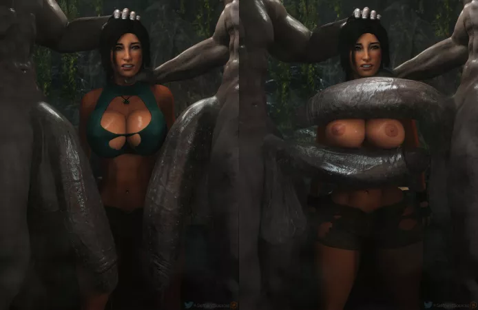 Lara caught while tomb raiding (SelfMindSources) [Tomb Raider]