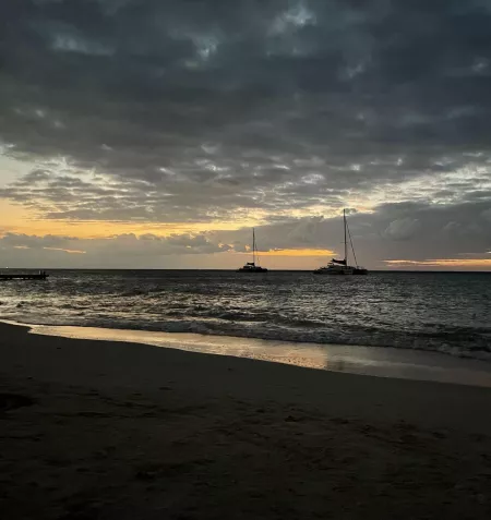 Last night’s sunset