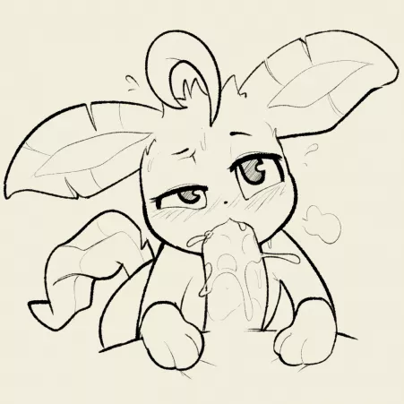 Leafeon do be sucking [MF] (Itsunknownanon)