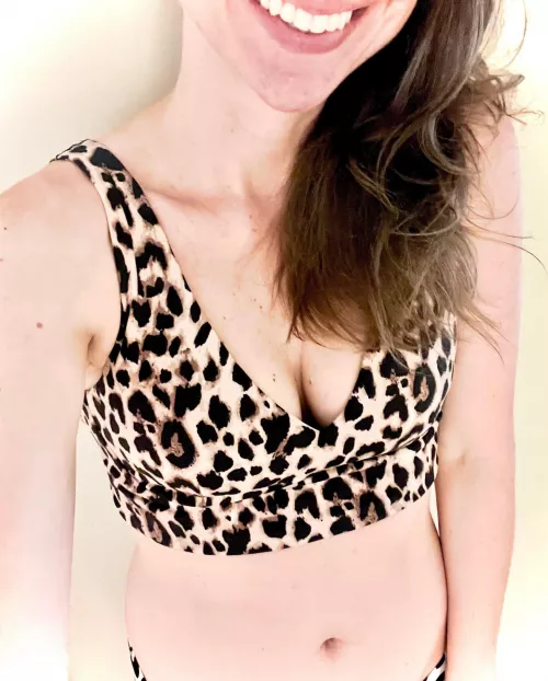 Leopard print lingerie?