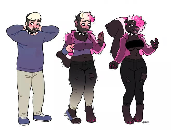 Letting Her Out by Blackshirtboy (Skunk, TGTF)