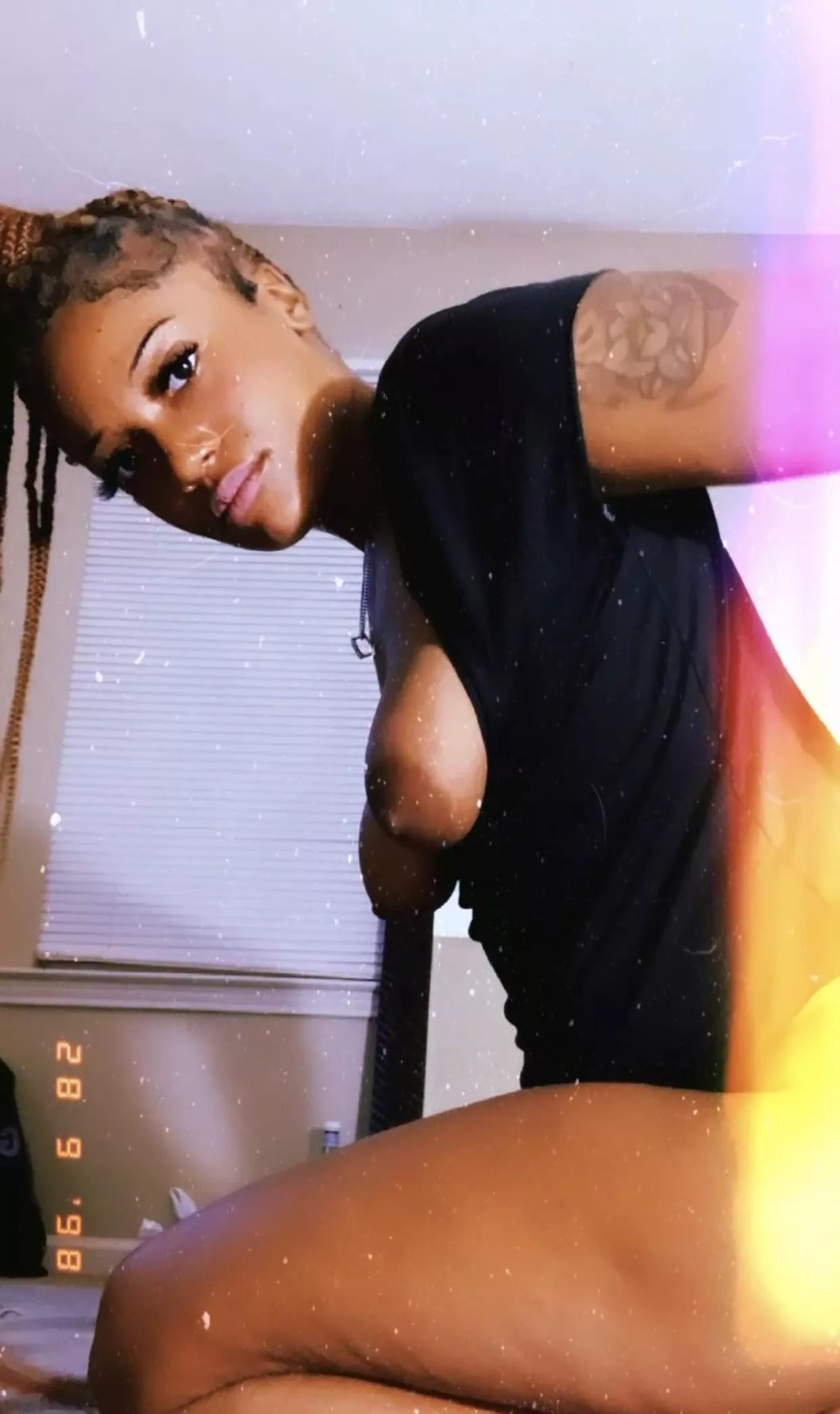 letting my saggy n***** tiddys hang like I was told 🥰 I wish the auction block was still around for my kind I love taking orders from whites 😘 KIK// FineAssSub