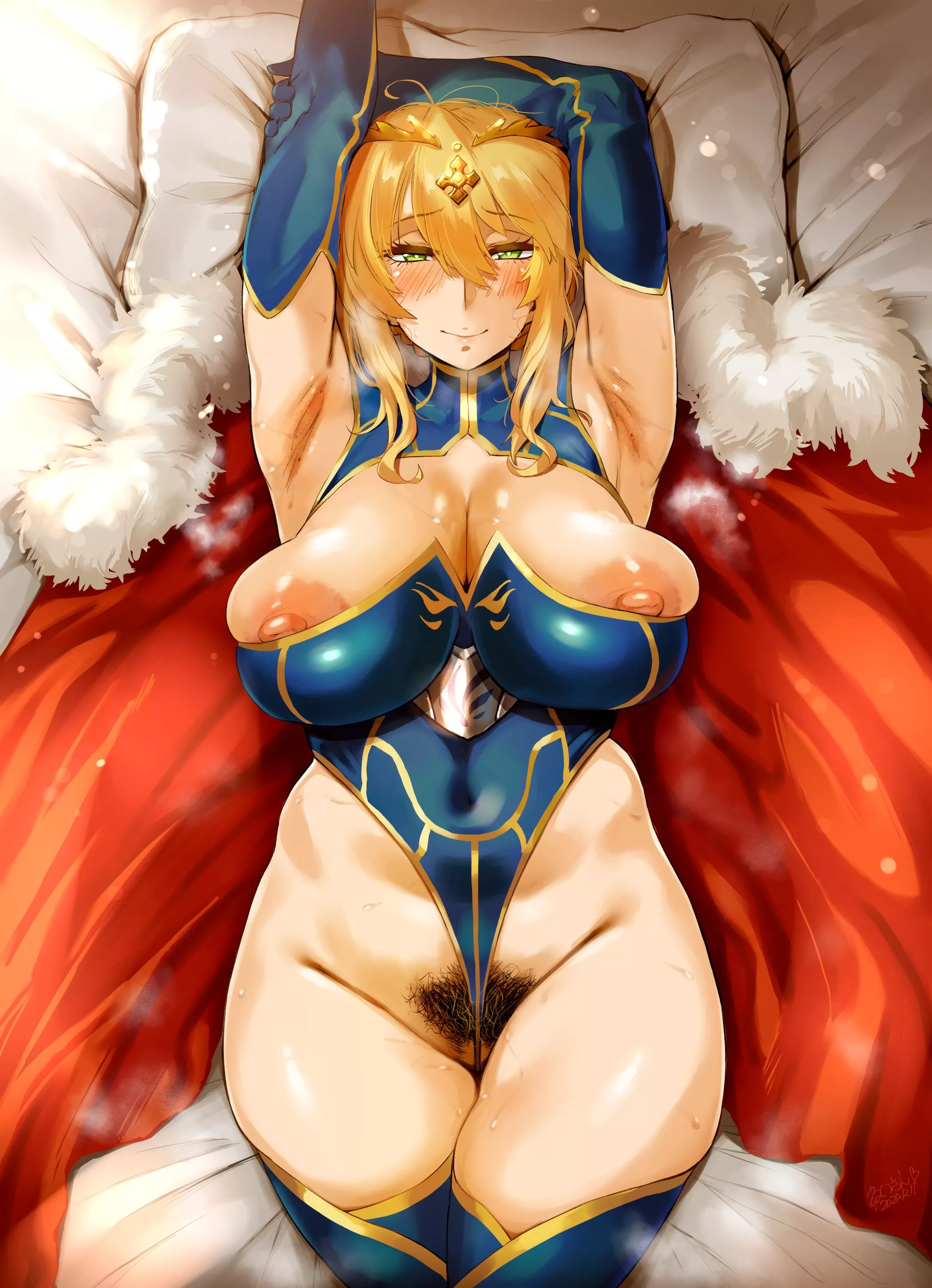 Lewd MILF Artoria Lancer (Hero Neisan) [Fate]