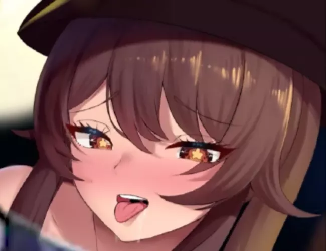 LF Color Source: 1girl, hu tao, genshin impact, tongue out, ahegao