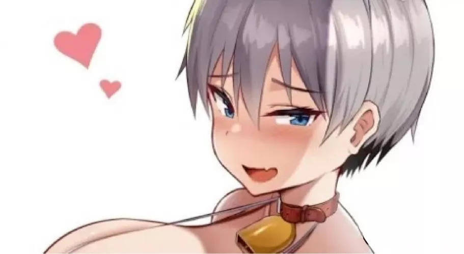 LF Color Source: Short hair, Grey hair, Fang, Choker, Blush, Big boobs, Hearts
