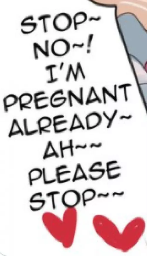 LF Color Source: Stop~ No~! I'm pregnant already~ Ah~~ Please Stop~~ Text Only, 2 Hearts