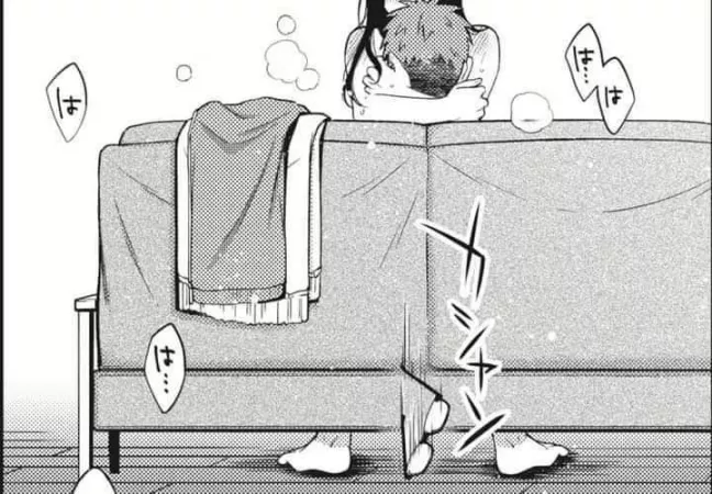 LF Mono Source: 1girl, 1boy, hugging, glasses, couch, sweat, steam, nude, sex position