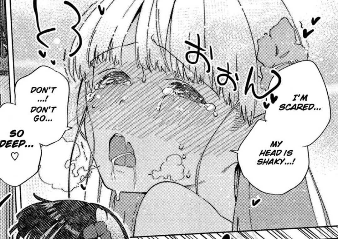 LF Mono Source: 1girl, tears, open mouth, slightly closed eyes, blushing, steam, flower shaped hair clip, LF Mono Source: 1girl, tears, open mouth, slightly closed eyes, blushing, steam, flower shaped hair clip,