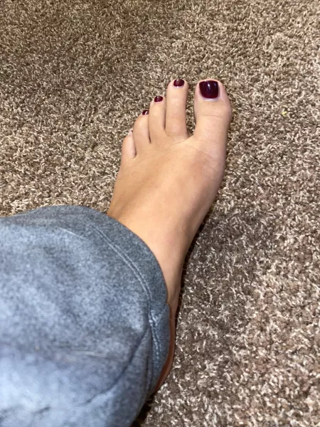 Lick my toes.