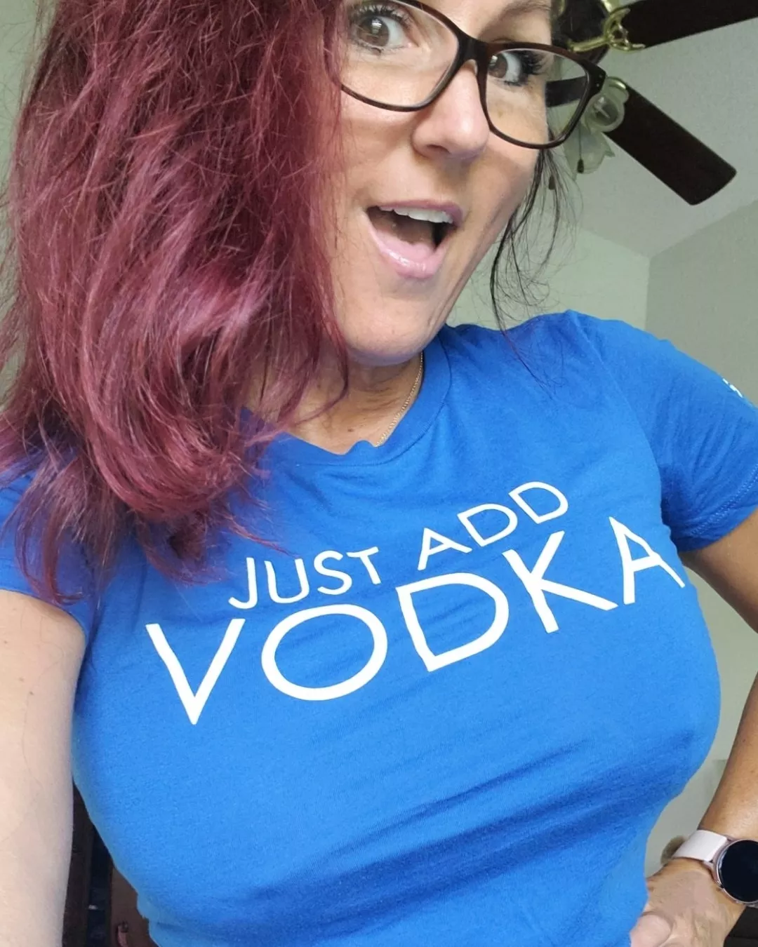 Like the shirt says...Just add Vodka! (f,49)