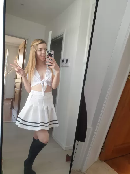 Lina Roselina as a naughty schoolgirl