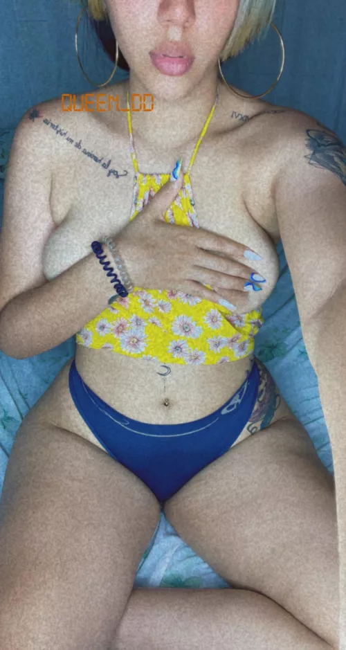 Little by little I will take off my underwear