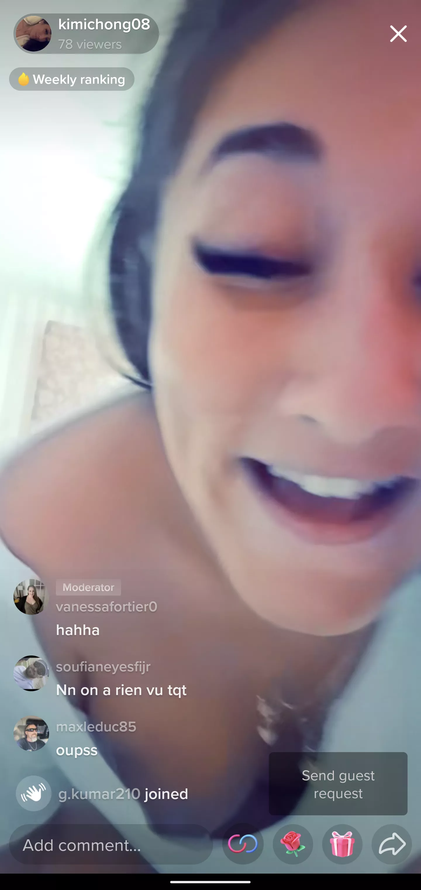 Live now