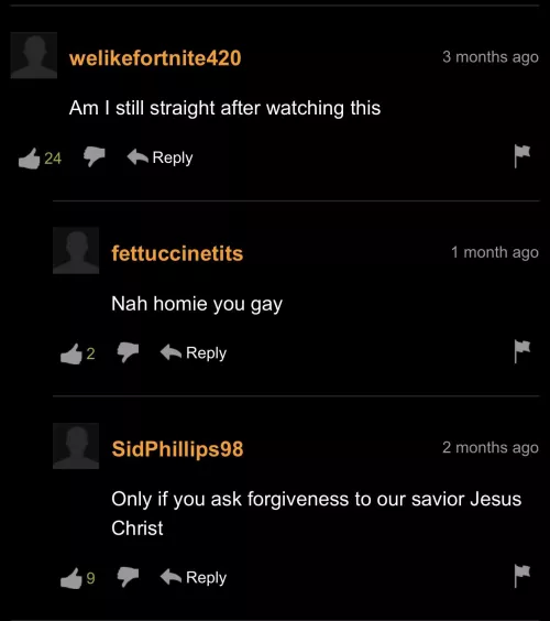 Lmao, bro said ask for forgiveness from Jesus Christ.