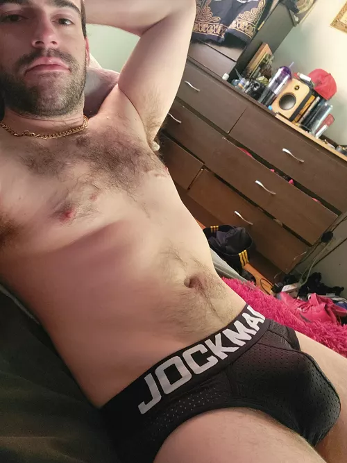 Long day at works, now at least I can relax in my underwear ;)