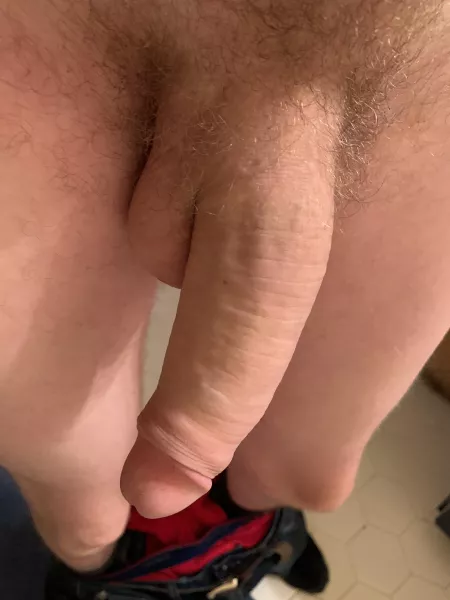 Looks like somebody needs some attention today please let me know what you guys think about my cock I would love if somebody could come and play with it