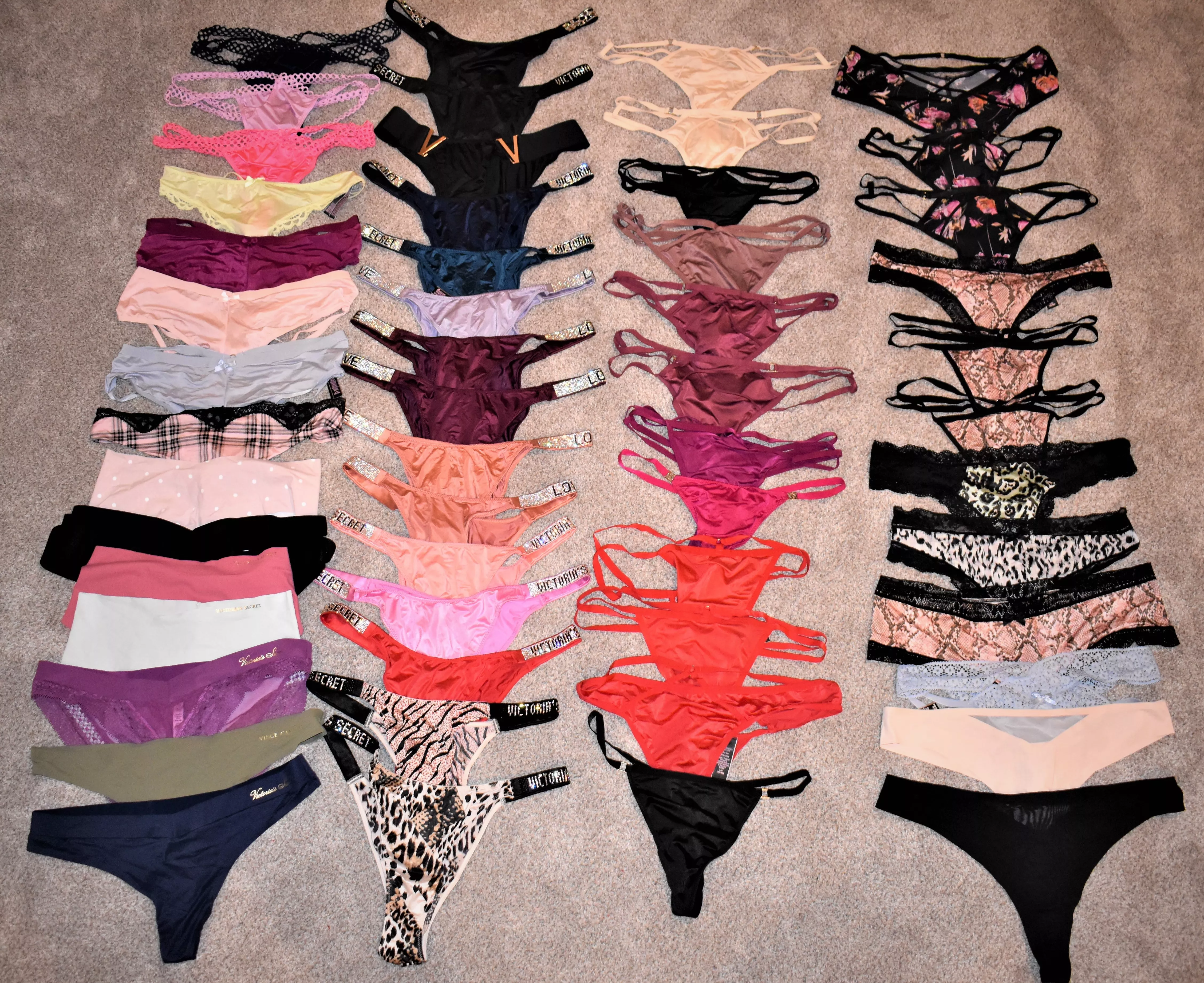 Love VS panties. Do you like my collection? :)
