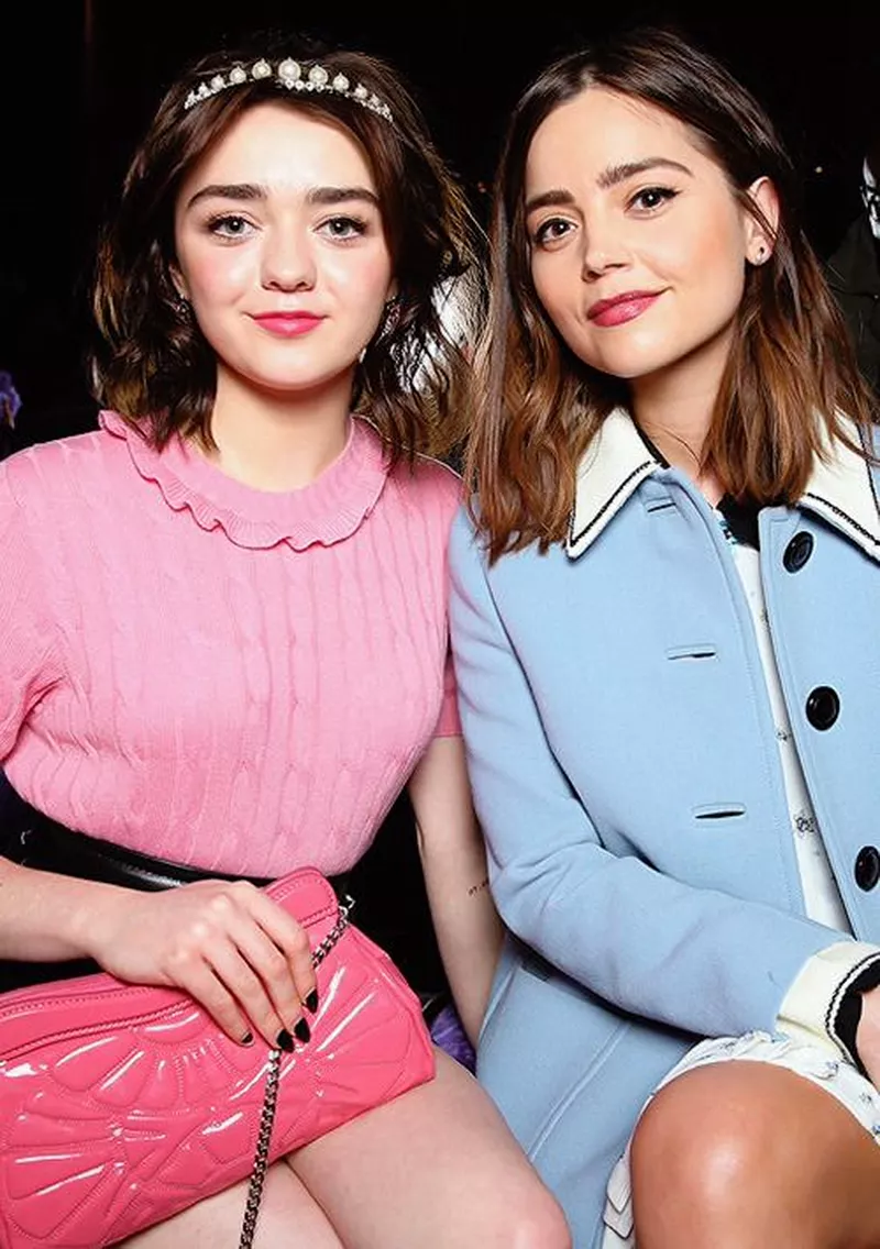 Maisie Williams & Jenna Coleman.