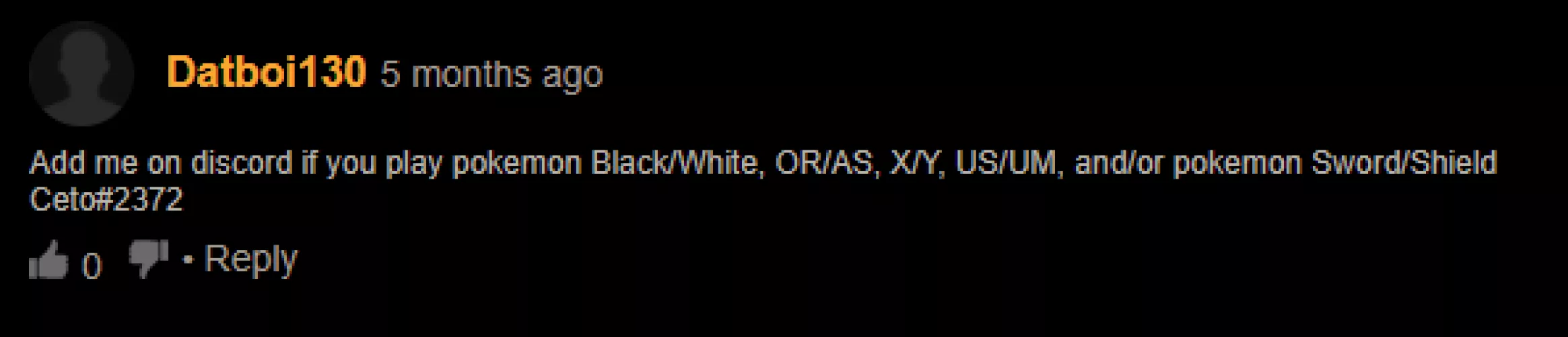 Man just wanted to play games