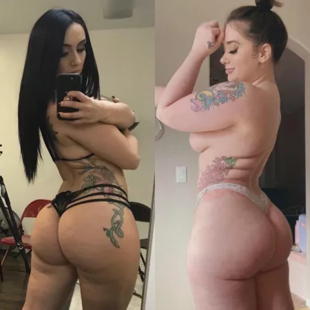 Mandy & Gia : Part 2! “The two biggest asses in porn meet!” ending with 2 penetrated holes and cum everywhere. 🍑💦