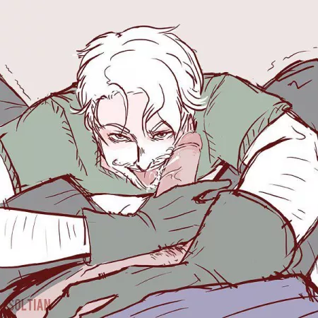 [Marvel] Fandral X Hogun (@beetle_smasher on Twitter)