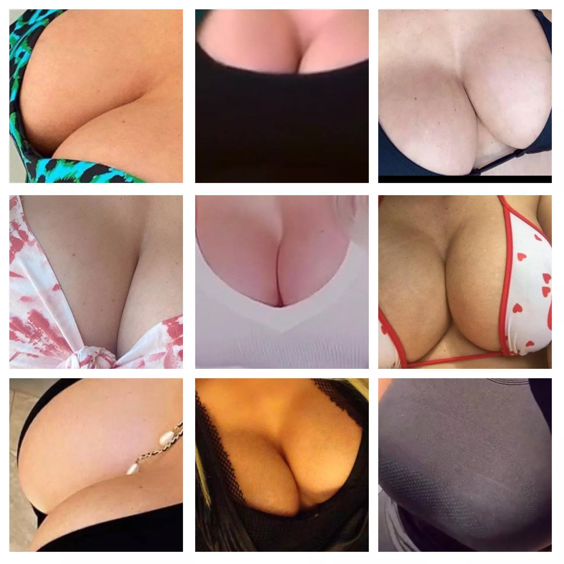 Maryse busty tits collage