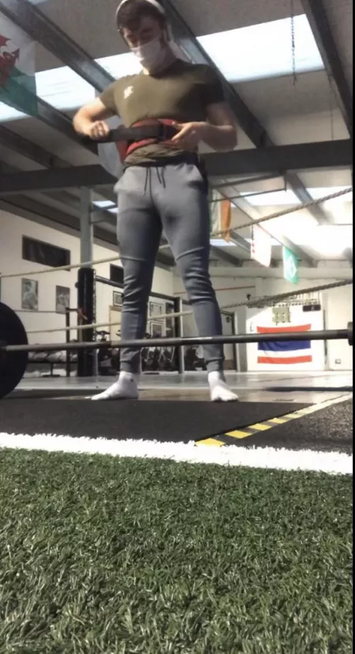 Maybe I should’ve worn jocks to the gym